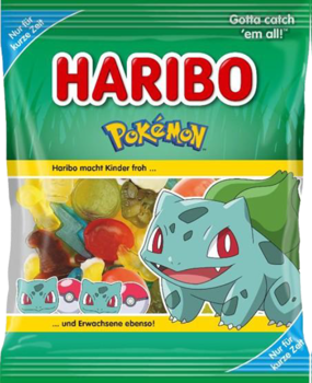 Haribo Pokemon Limited Edition Bulbasaur, 4oz Bag