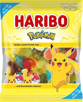 Haribo Pokemon Limited Edition Pikachu, 4oz Bag