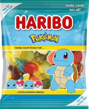 Haribo Pokemon Limited Edition Squirtle, 4oz Bag, 12ct Box