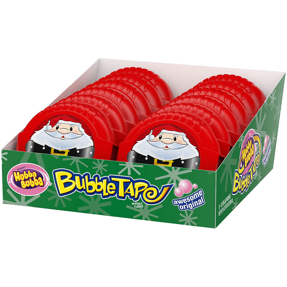 Hubba Bubba Christmas Tape 12ct Box