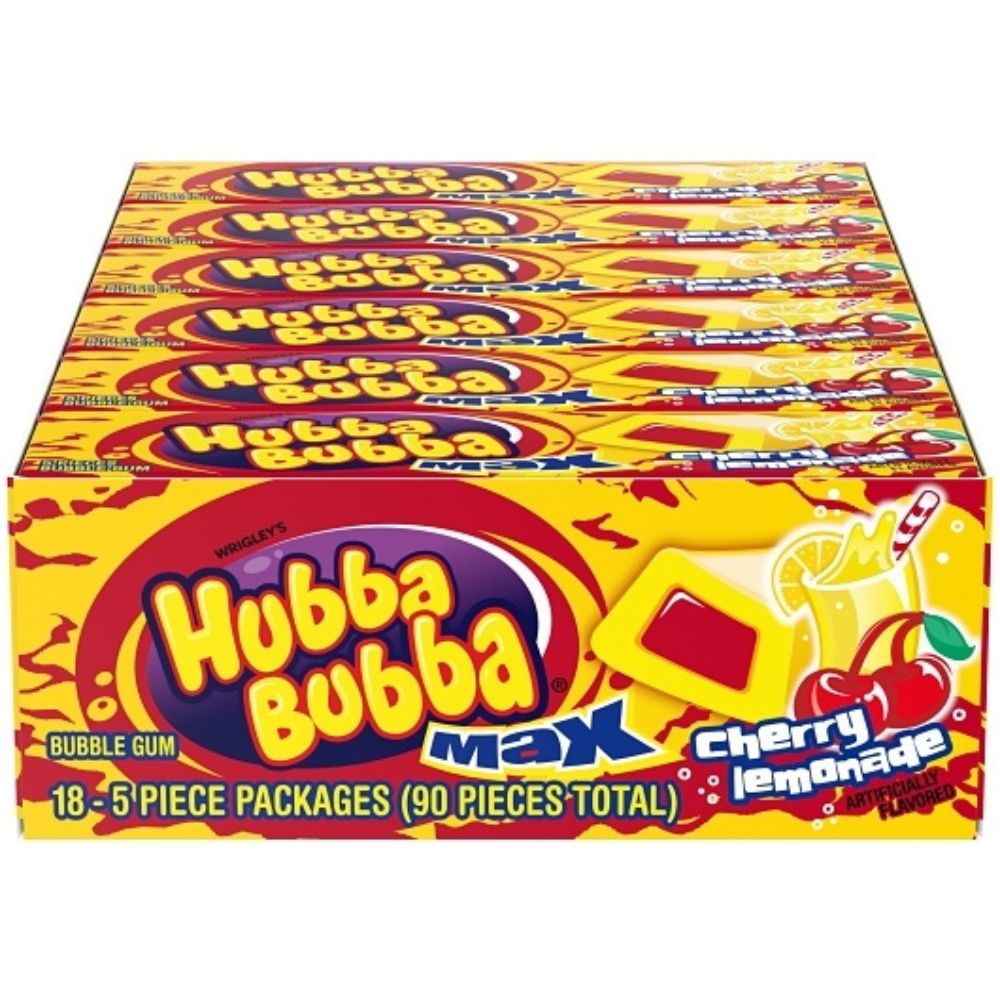 Hubba Bubba Max Cherry Lemonade 18ct Box