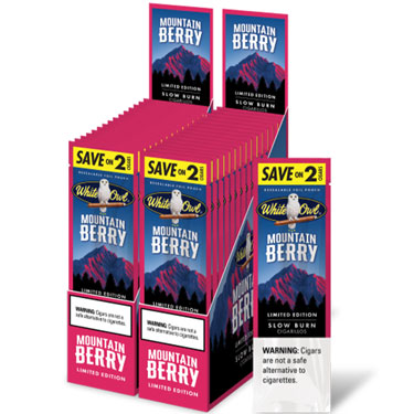 White Owl Cigarillos Mountain Berry 30ct