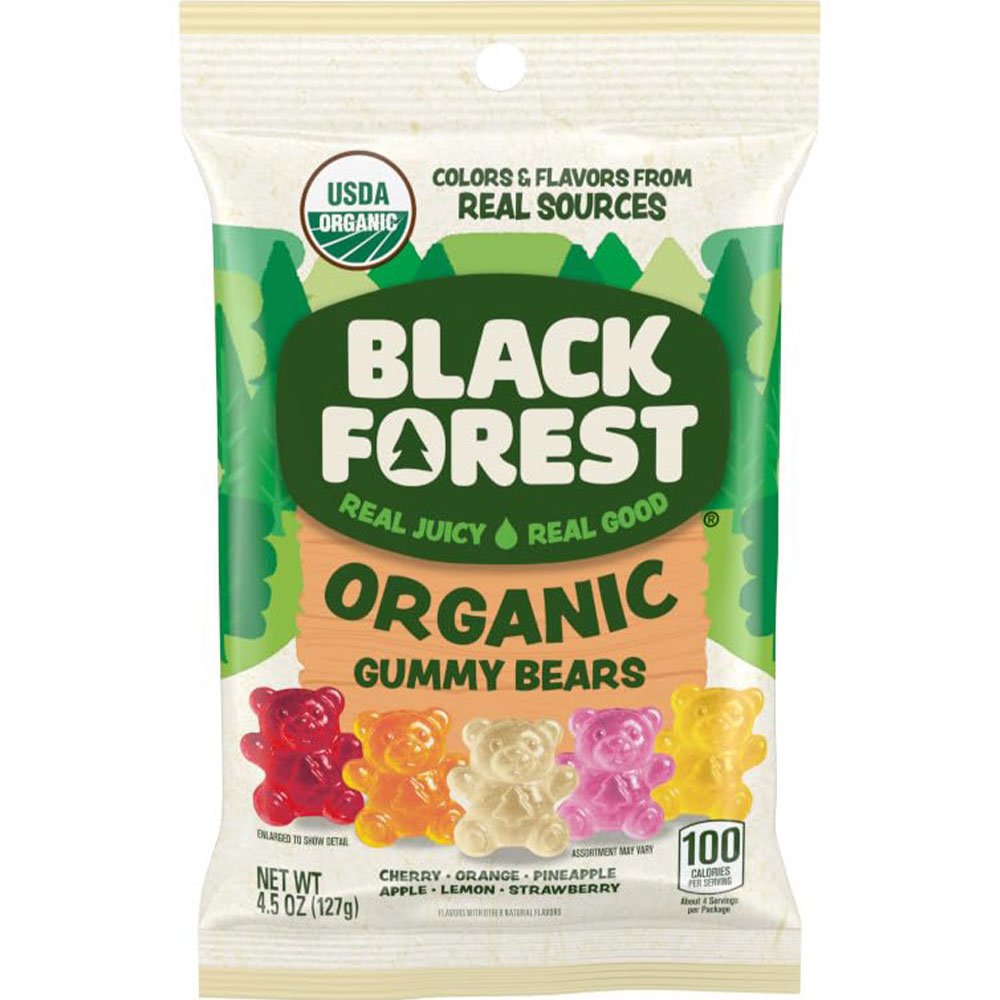 Black Forest Organic Gummy Bears 4.5oz Bag