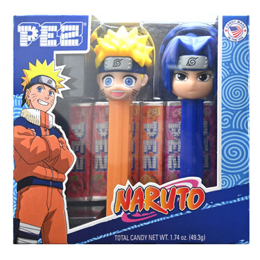 PEZ Dispenser Naruto and Sasuke Twin Pack