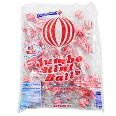Colombina Jumbo Peppermint Balls 19oz Bag