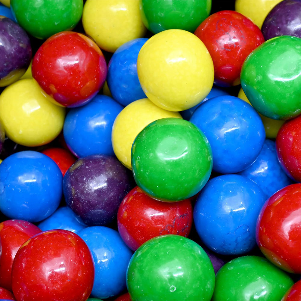Dubble Bubble 1 Inch Charms Blow Pop Inside Outs Gumballs 1 lb