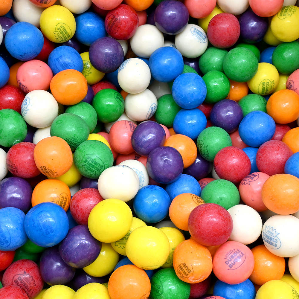 Dubble Bubble 0.86" Assorted Gumballs 5 lb