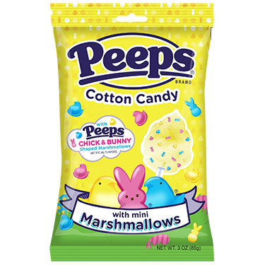 Thrive Easter Peeps Cotton Candy With Marbits 3oz Bag
