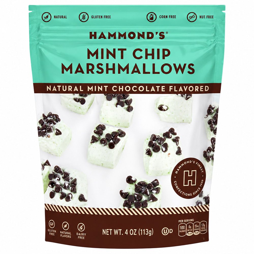 Hammond's Mint Chip Marshmallows 4oz
