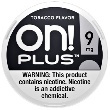 ON Plus Nicotine Pouches Tobacco 9mg 5ct