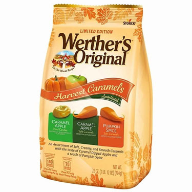 Werthers Original Harvest Caramel Assortment Candies 28oz Bag