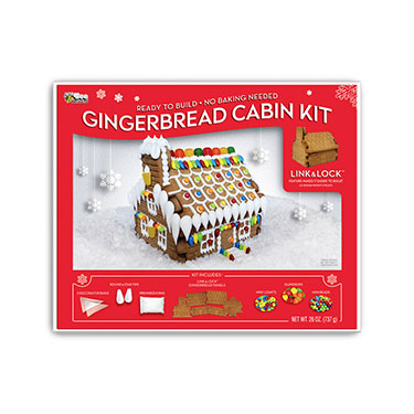 Bee Christmas Gingerbread Cabin Kit 26oz