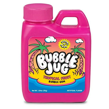 Bubble Jug Tropical Fruit Bubble Gum 1.94oz Jug