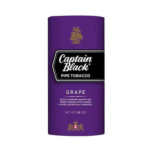 Captain Black Pipe Tobacco Grape 6 1 5oz Packs Buylittlecigars Com