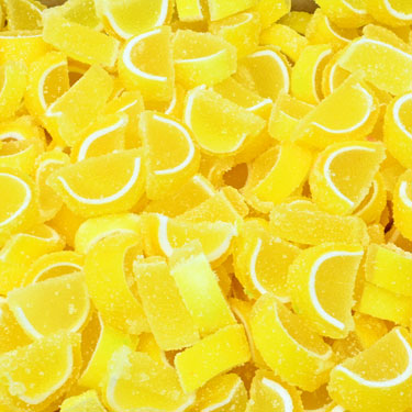 Cavalier Candies Mini Lemon Jelly Slices 1 Lb