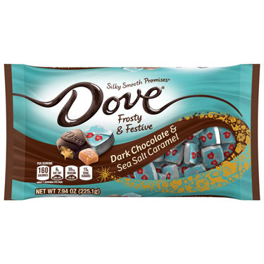 Dove Promises Christmas Dark Chocolate Seasalt Caramel 7.94oz Bag