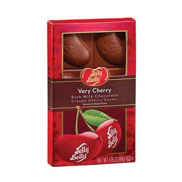 Jelly Belly Very Cherry Filled Chocolate Bar 1.75oz