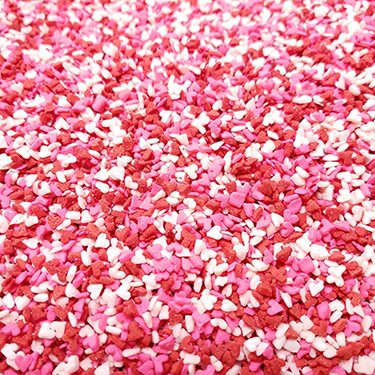 Kerry Mini Red White and Pink Heart Sprinkles 1oz