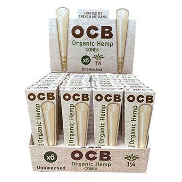 OCB Organic Hemp Cone 1.25 6pk