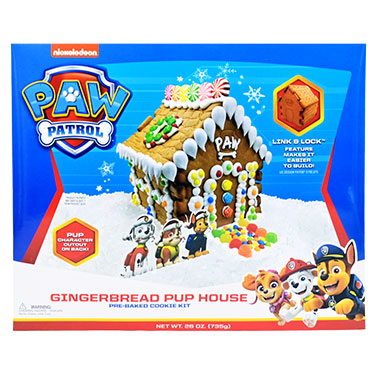 Bee Christmas Paw Patrol Gingerbread House Kit 26oz