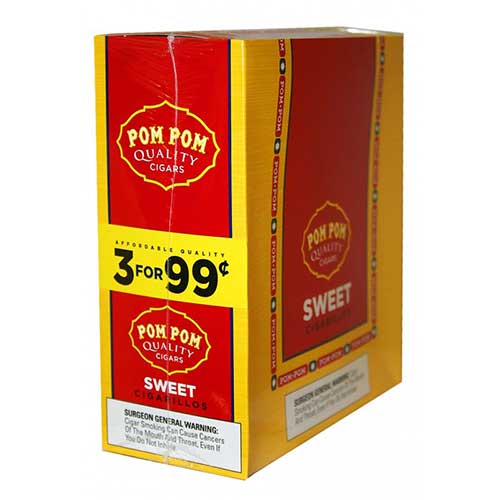 Pom Pom Cigarillos Sweet 15ct | BuyLittleCigars.com