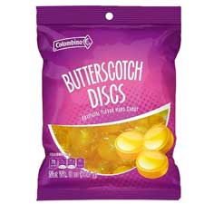 Colombina Butterscotch Discs 8oz Bag