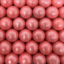 Albert's Color Splash Gumballs Shimmer Light Pink 2 lb Bag