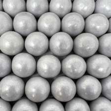 Albert's Color Splash Gumballs Shimmer Silver 2 lb Bag