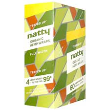 Natty Organic Hemp Wraps Terped Up 15 4pks