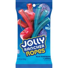 Jolly Rancher Blue Raspberry And Cherry Ropes 6oz Bag
