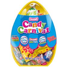 Charms Easter Candy Carnival Filled Jumbo 5oz Egg