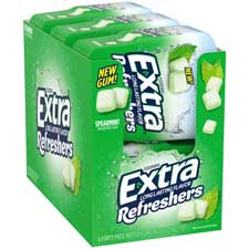 Extra Spearmint Refreshers Sugar Free Gum 6ct Box
