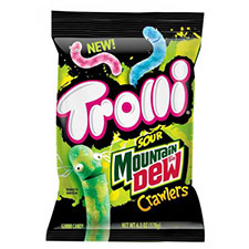 Trolli Mountain Dew Sour Brite Crawlers 6.3oz Bag