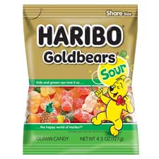 Haribo Sour Goldbears 4.5oz Bag