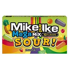 Mike and Ike Mega Mix Sour 4.25oz Theater Box