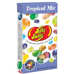 Jelly Belly Tropical Mix 4.5 oz Flip Top Box