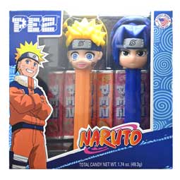 PEZ Dispenser Naruto and Sasuke Twin Pack