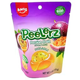 Amos Peelerz Gummy Passion Fruit 6oz Bag