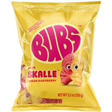 Bubs Sour Skalle Lemon Raspberry 5.5oz Bag