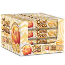 Creme Savers Hard Candy Peaches and Creme 24ct Box