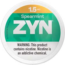 ZYN Nicotine Pouches Spearmint 1.5mg 5ct