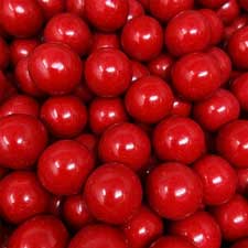 Dubble Bubble 1 Inch Gumballs Very Cherry Filled 2 lb