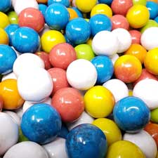 Dubble Bubble 1 Inch Gumballs Lightning Bolts Sour Filled 2 lb