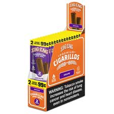 Zig Zag Cigarillos Grape 15 2pks