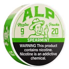 ALP Nicotine Pouches Spearmint 9mg 5ct