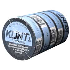 KLINT Nicotine Pouches Flavor Free 3mg 5ct