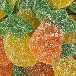 Vidal Gummi Sour Pineapples 1 Lb