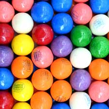 Dubble Bubble .92 Inch Assorted 8 Flavors Gumballs 2 lb