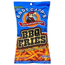 Andy Capps BBQ Fries 3oz Bags 12ct Box Expires May 6th 2025