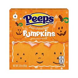 Peeps Marshmallow Pumpkins 6ct 3oz Box